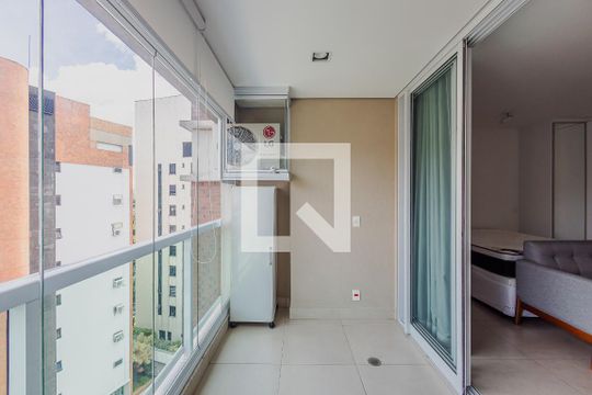 Varanda de apartamento para alugar com 1 quarto, 34m² em Pinheiros, São Paulo