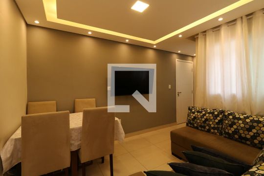 Sala de apartamento à venda com 2 quartos, 98m² em Parque João Ramalho, Santo André