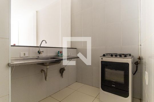 Cozinha de kitnet/studio para alugar com 2 quartos, 46m² em Campos Elíseos, São Paulo