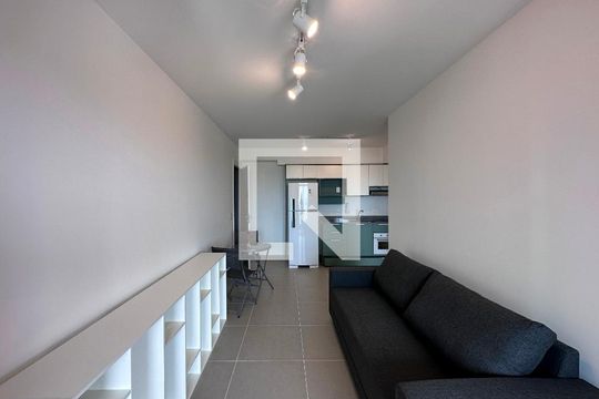 Sala de apartamento à venda com 1 quarto, 41m² em Santo Amaro, São Paulo