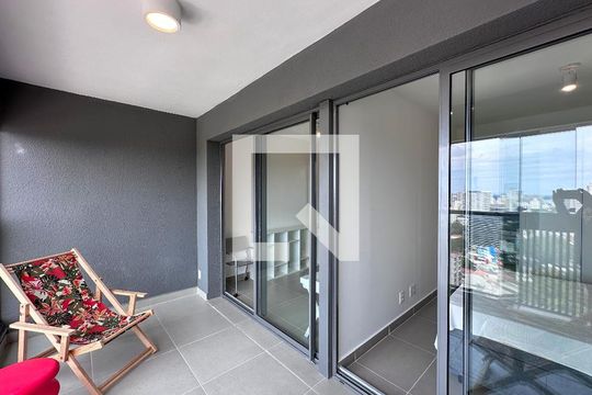Sacada de apartamento à venda com 1 quarto, 41m² em Santo Amaro, São Paulo