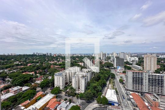 Vista de apartamento à venda com 1 quarto, 41m² em Santo Amaro, São Paulo