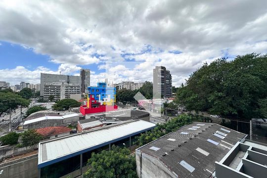 Vista de apartamento à venda com 2 quartos, 37m² em Santo Amaro, São Paulo