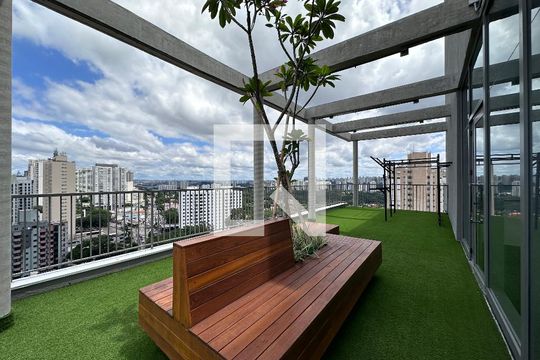 Terraço Fitness de apartamento à venda com 2 quartos, 37m² em Santo Amaro, São Paulo