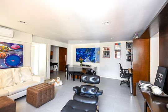 Sala de apartamento à venda com 2 quartos, 115m² em Jardim Paulista, São Paulo