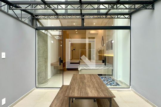 Varanda de apartamento à venda com 1 quarto, 60m² em Cerqueira César, São Paulo