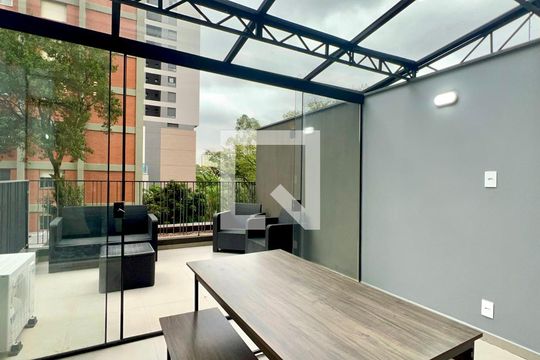Varanda de apartamento à venda com 1 quarto, 60m² em Cerqueira César, São Paulo