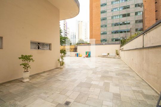 Área comum- pátio de apartamento à venda com 2 quartos, 60m² em Indianópolis, São Paulo