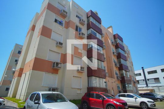 Fachada do bloco de apartamento à venda com 2 quartos, 69m² em Jardim Itu, Porto Alegre
