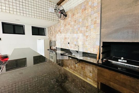 Área comum - Churrasqueira de apartamento para alugar com 4 quartos, 130m² em Setor Oeste, Goiânia