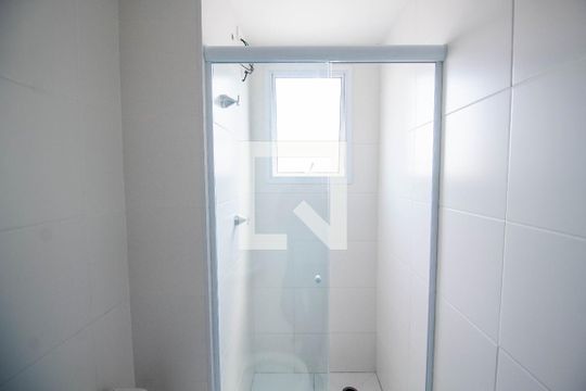 Banheiro da Suíte de apartamento à venda com 1 quarto, 29m² em Vila Ré, São Paulo