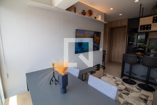 Sala de Jantar de apartamento para alugar com 1 quarto, 40m² em Vila Gertrudes, São Paulo