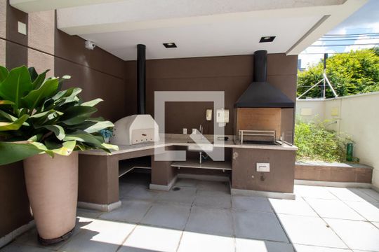 Área comum - Churrasqueira de apartamento para alugar com 1 quarto, 40m² em Vila Gertrudes, São Paulo