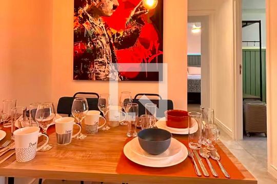 Sala de apartamento à venda com 1 quarto, 52m² em Brás, São Paulo