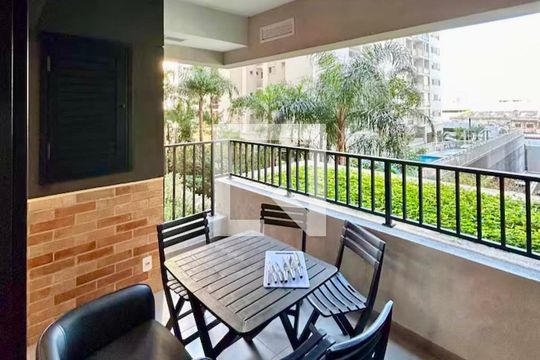 Varanda - Sala de apartamento à venda com 1 quarto, 52m² em Brás, São Paulo