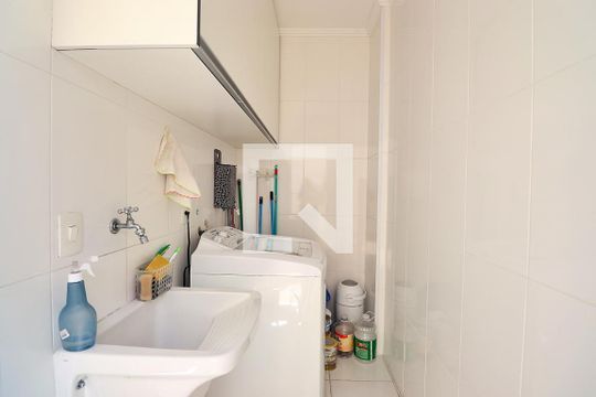 Área de Serviço de apartamento à venda com 3 quartos, 82m² em Vila Camilópolis, Santo André
