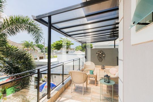 Varanda da Suíte de casa de condomínio à venda com 4 quartos, 364m² em Anil, Rio de Janeiro