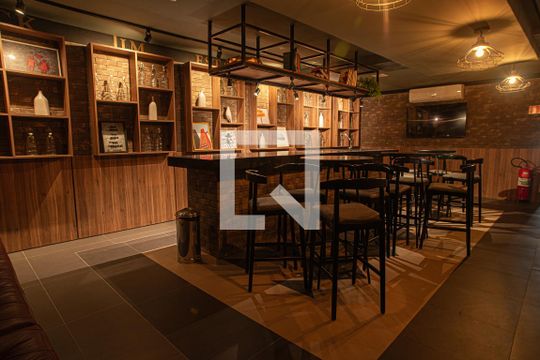 Área comum - Área Gourmet de apartamento para alugar com 1 quarto, 38m² em Consolação, São Paulo