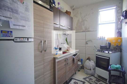 Cozinha de apartamento à venda com 2 quartos, 52m² em Canudos, Novo Hamburgo