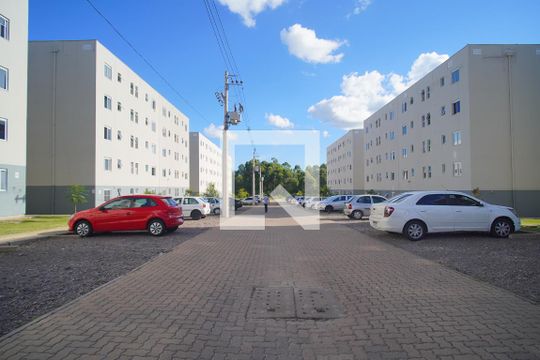 Área externa de apartamento à venda com 2 quartos, 52m² em Canudos, Novo Hamburgo
