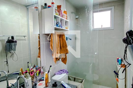 Banheiro da Suíte de apartamento à venda com 3 quartos, 72m² em Cambuci, São Paulo