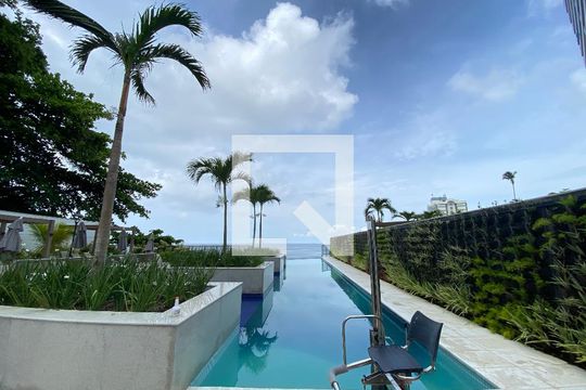 Área comum - Piscina de kitnet/studio para alugar com 0 quarto, 30m² em Ondina, Salvador
