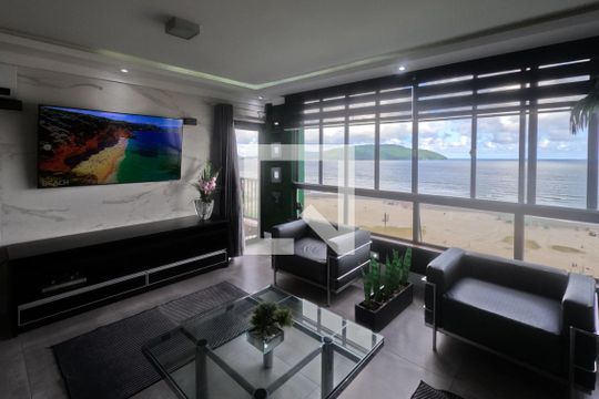 Sala de apartamento para alugar com 3 quartos, 148m² em José Menino, Santos
