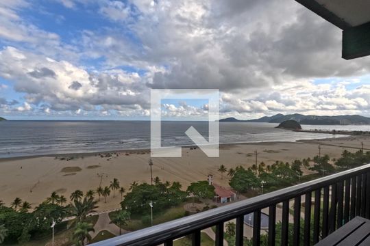 Varanda do Quarto 1 de apartamento para alugar com 3 quartos, 148m² em José Menino, Santos