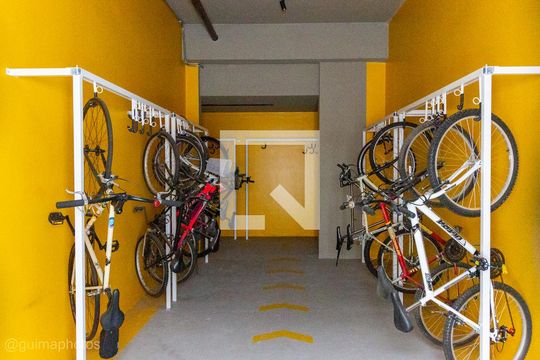 Bicicletário de apartamento para alugar com 1 quarto, 19m² em Brás, São Paulo