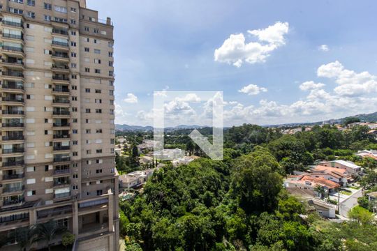 Vista da Sala de apartamento para alugar com 2 quartos, 88m² em Sítio Tamboré Alphaville, Barueri