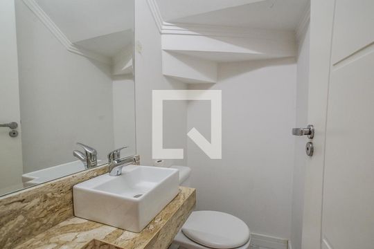 Lavabo de apartamento para alugar com 3 quartos, 110m² em Vila Marina, Santo André
