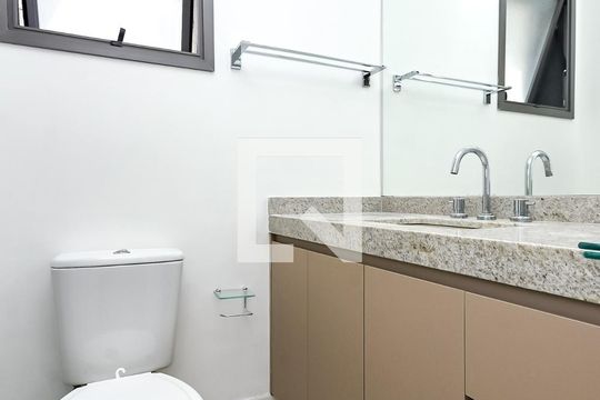 Banheiro de apartamento à venda com 1 quarto, 44m² em Paraíso, São Paulo
