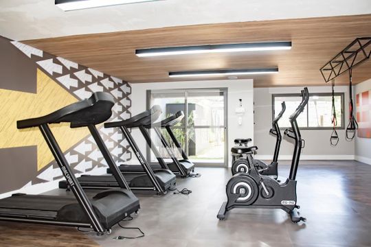 Área comum - Academia de apartamento à venda com 1 quarto, 24m² em Vila Clementino, São Paulo
