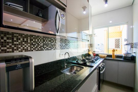 Cozinha de apartamento à venda com 3 quartos, 160m² em Paraíso, Santo André
