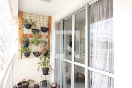 Varanda da Sala de apartamento para alugar com 3 quartos, 78m² em Castelo, Belo Horizonte