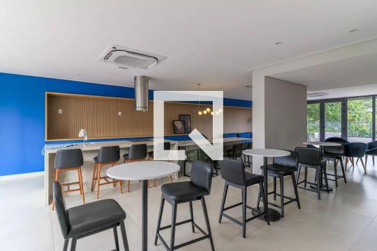 Área comum de apartamento para alugar com 1 quarto, 34m² em Santo Amaro, São Paulo