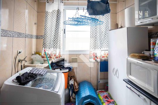 Área de Serviço de apartamento à venda com 2 quartos, 43m² em Campanário, Diadema