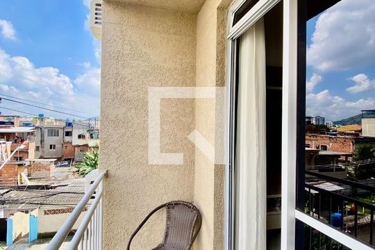 Varanda da Sala de apartamento à venda com 2 quartos, 48m² em Engenho de Dentro, Rio de Janeiro