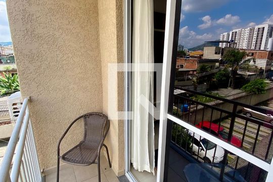 Varanda da Sala de apartamento à venda com 2 quartos, 48m² em Engenho de Dentro, Rio de Janeiro
