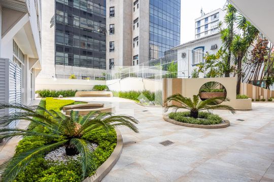 Área comum de apartamento à venda com 2 quartos, 76m² em Pinheiros, São Paulo