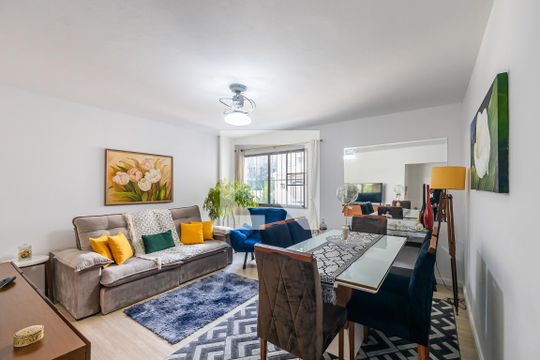 Sala de apartamento à venda com 2 quartos, 76m² em Pinheiros, São Paulo