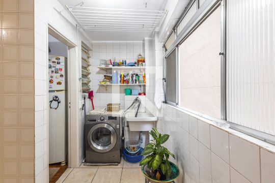 Área de Serviço de apartamento à venda com 2 quartos, 76m² em Pinheiros, São Paulo
