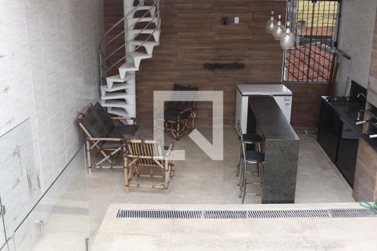 Área comum - Churrasqueira de casa para alugar com 2 quartos, 100m² em Jardim Vera Cruz(zona Leste), São Paulo