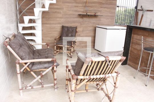 Área comum - Churrasqueira de casa para alugar com 2 quartos, 100m² em Jardim Vera Cruz(zona Leste), São Paulo
