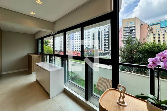 Varanda de apartamento à venda com 3 quartos, 115m² em Vila Olímpia, São Paulo