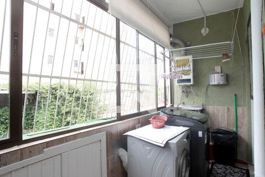 Área de Serviço de apartamento à venda com 3 quartos, 113m² em Farroupilha, Porto Alegre