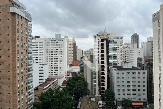 Vista Varanda - Sala de apartamento à venda com 4 quartos, 210m² em Perdizes, São Paulo