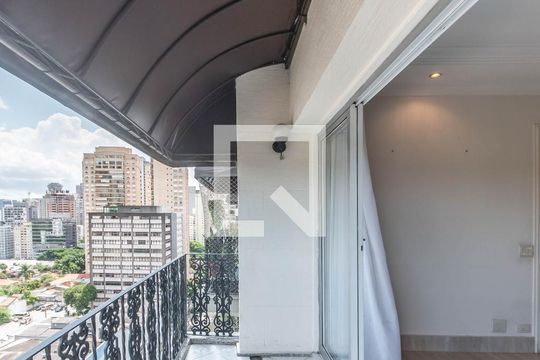 Varanda da Sala de apartamento à venda com 3 quartos, 230m² em Brooklin Paulista, São Paulo