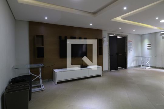 Área comum - Salão de festas de apartamento para alugar com 2 quartos, 44m² em Vila Homero Thon, Santo André