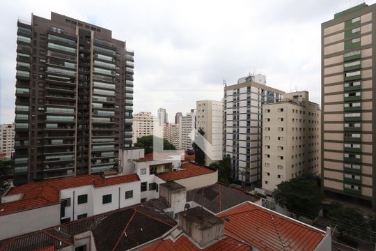 Vista da Sala de apartamento à venda com 2 quartos, 51m² em Vila Mariana, São Paulo